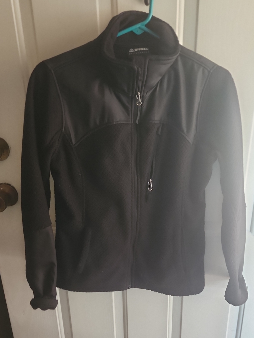 Snozu Black Full-Zip Utility Jacket